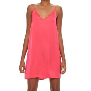 Topshop Scallop Mini Slipdress